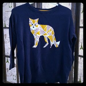 Geometric Fox Sweater
